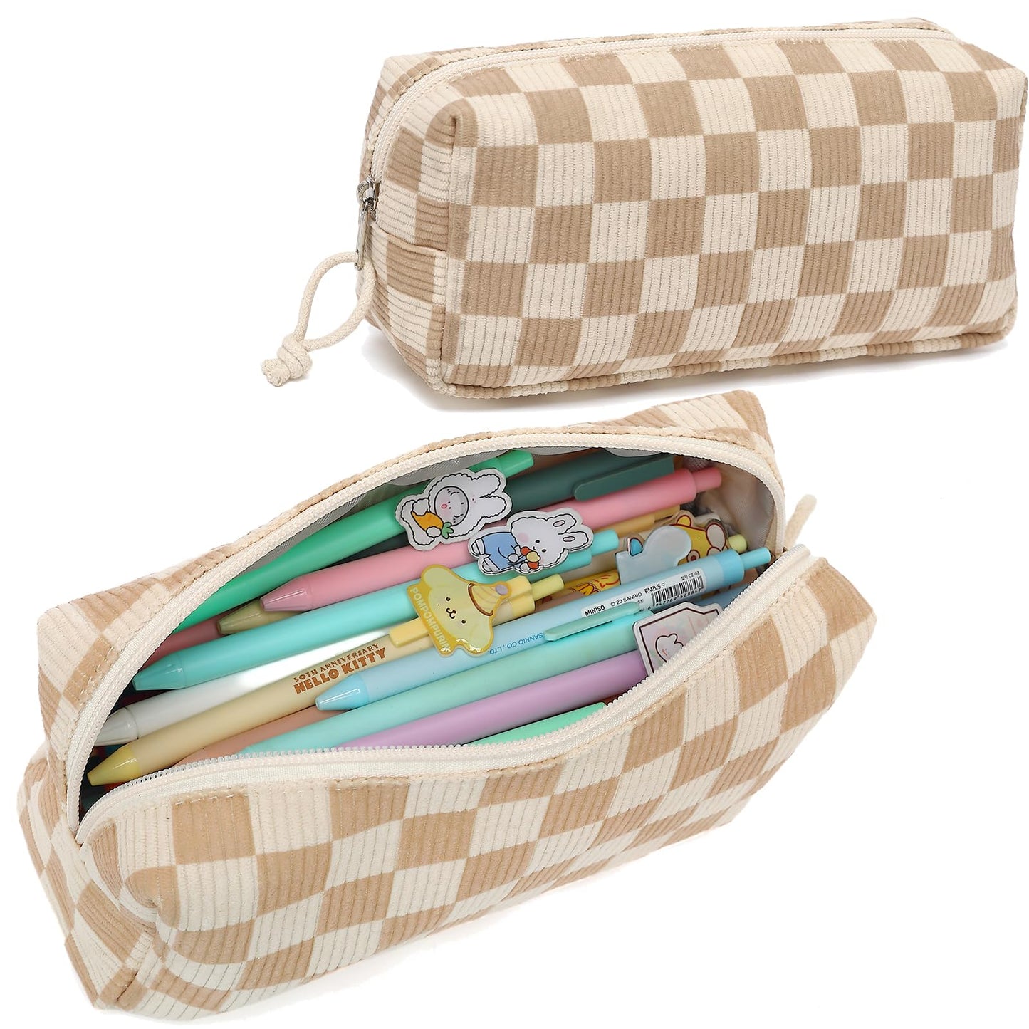 LEDAOU Cute Pencil Case for Kids Girls Boys Pencil Pouch Kawaii Pen Pencil Box Bag Holder for School Students