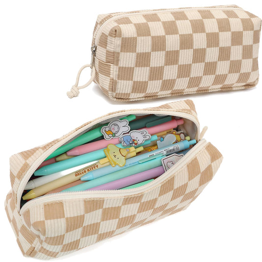LEDAOU Cute Pencil Case for Kids Girls Boys Pencil Pouch Kawaii Pen Pencil Box Bag Holder for School Students