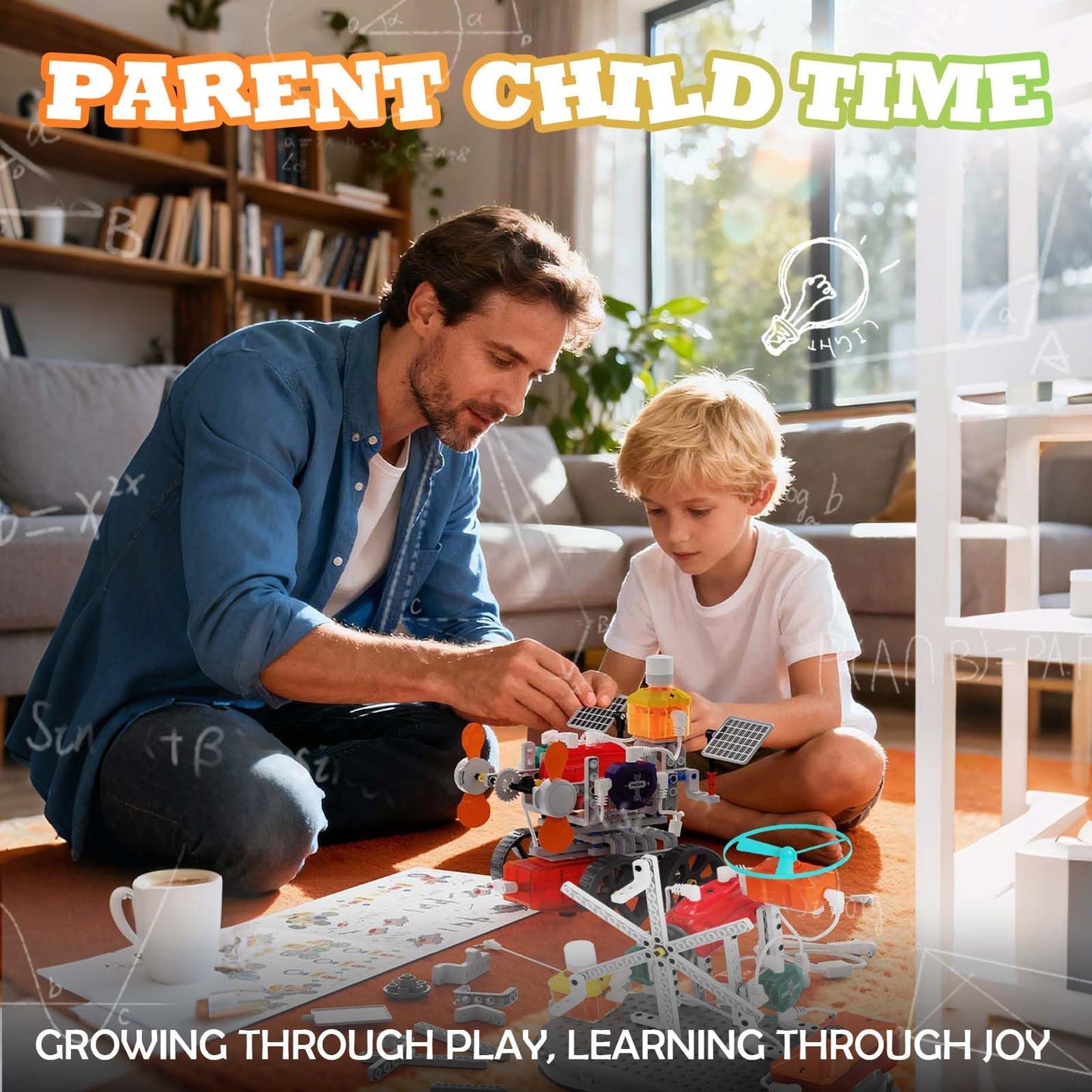 STEM Toys for Ages 8-13, 2-in-1 Physics Science Kit & Building Set, 218 Pcs Circuit Board for Kids with 20+ Experiments & DIY 19 3D Car Model Kits, Educational Engineering Gift for Boys and Girls
