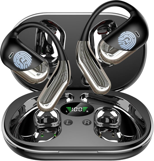 CELVON AI Translation Earbuds Real Time, 198+ Languages Translator Earbuds No Subscription, 2-Way Translating Headphones for Travel Meeting, Audifonos Traductores Inglés Español – Black