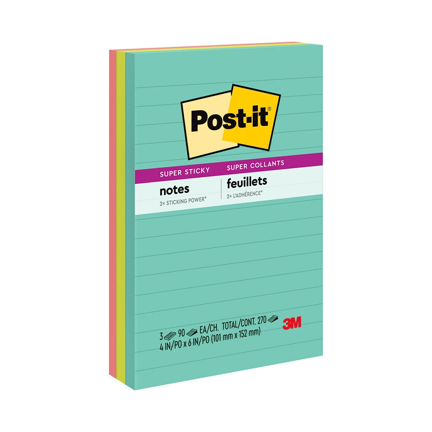 Scotch and Post-it brand office essentials kit, business and teacher supplies set with super sticky notes, super hold tape, magic tape, flags, sharp scissors, multicolor