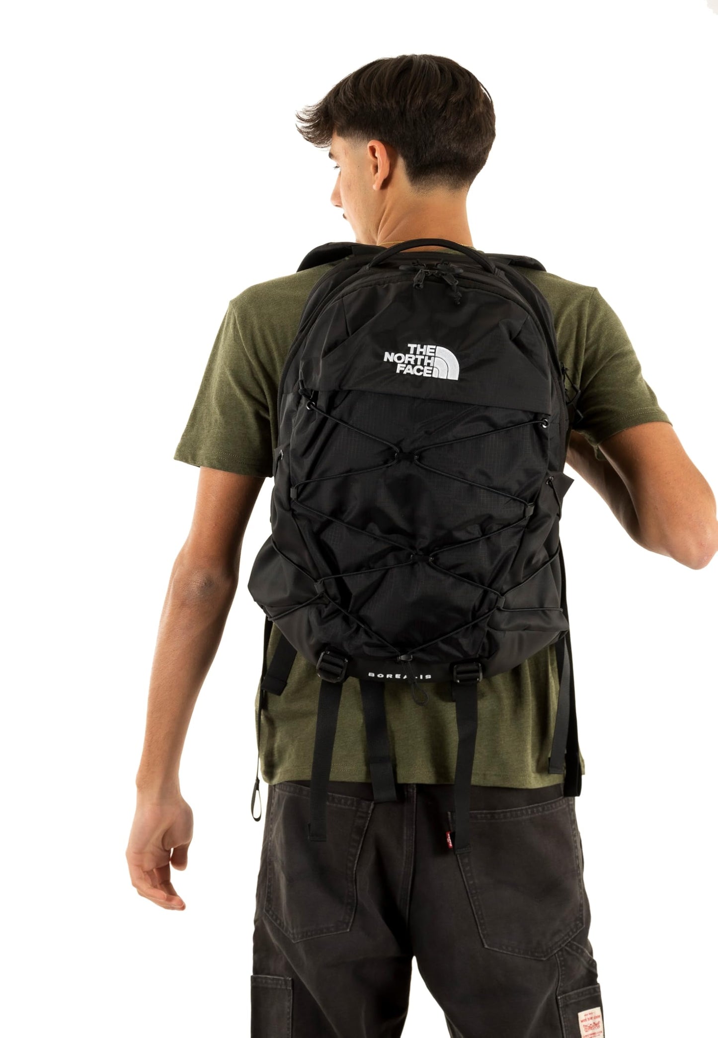 The North Face Borealis Commuter Laptop Backpack - Water Repellent, Laptop Sleeve, Large Main Compartment, TNF Black/TNF Black-NPF, One Size
