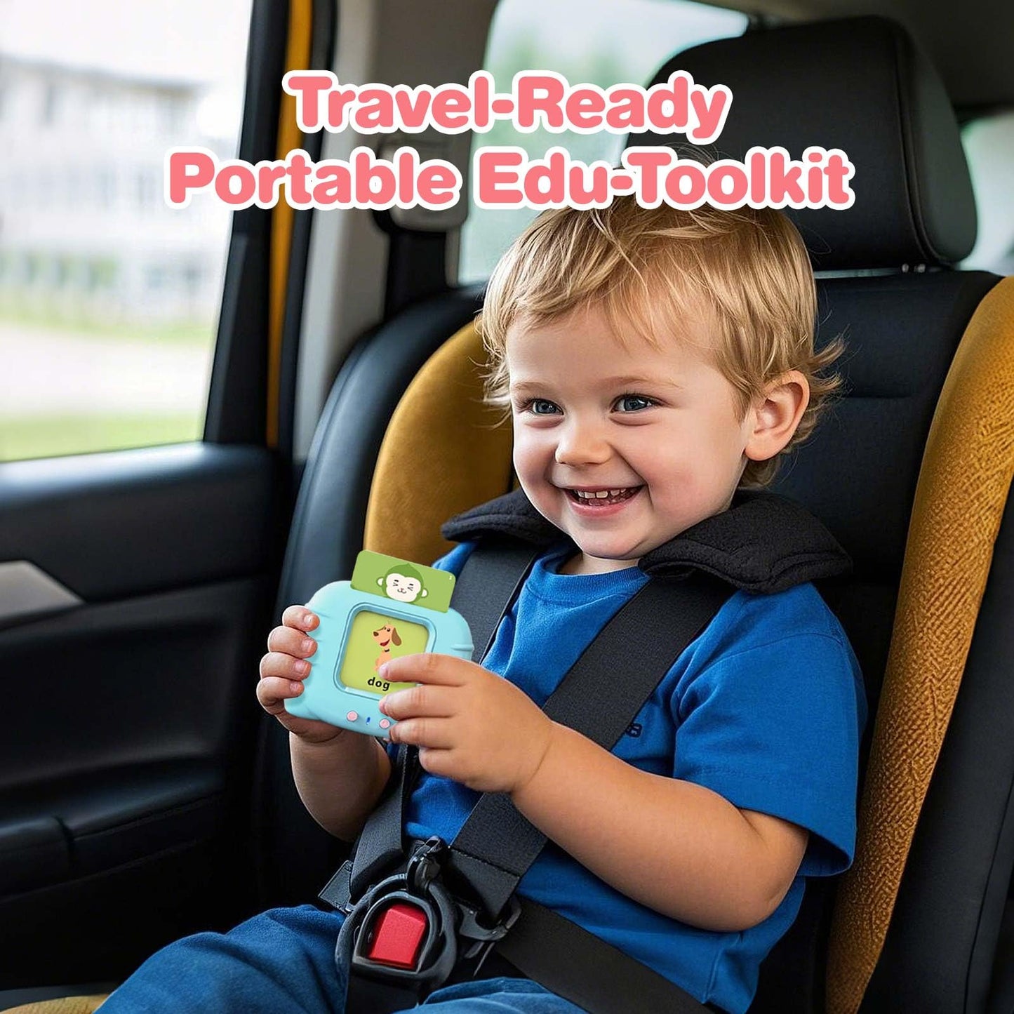 U-LEARNER 296 Sight Words Talking Flash Cards for Toddlers 1 2 3 4 5 Year Old, Pocket Speech, Sensory Speech Therapy Toys, Educational Learning Toys for Montessori and Autism Children, Gifts for Boys