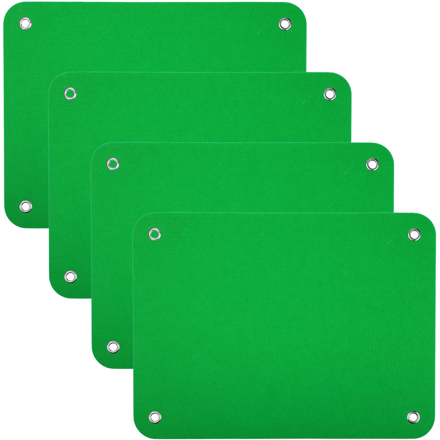 Yunsailing 4 Pieces Felt Board for Toddlers Classroom Flannel Board Stories for Preschool Homeschooling, Kids Felt Story Activity Wall Hanging Children Birthday Gifts, 11.8 x 15.75 Inch (Green)