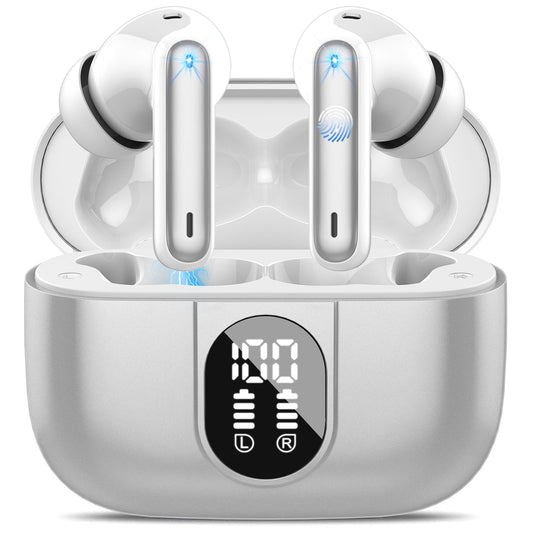 Csasan Ai Translation Earbuds Real Time,3-in-1 Buletooth 5.3 Translator Earbuds with 6 Translation Modes/164 Languages,No Subscription Required Translatior Headphones, Gray
