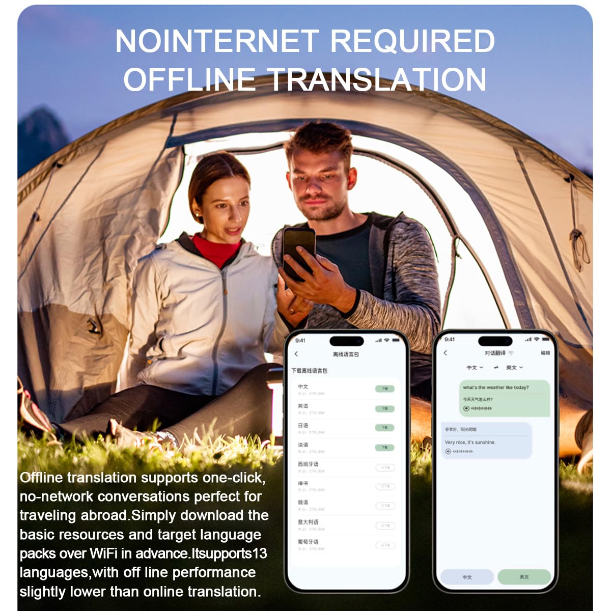 AICase 3-in-1 AI Smart Translator Recorder,Language Translator Device,Free AI Transcribe&Translate with App,146 Languages Translator,Online/Offline/Video/Photo Translation for Meeting Travel Lectures
