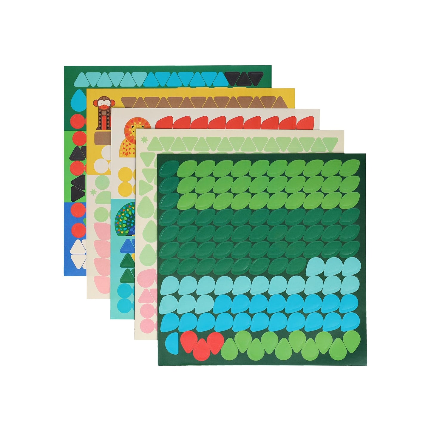Petit Collage Mosaic Sticker Activity: Animal Friends
