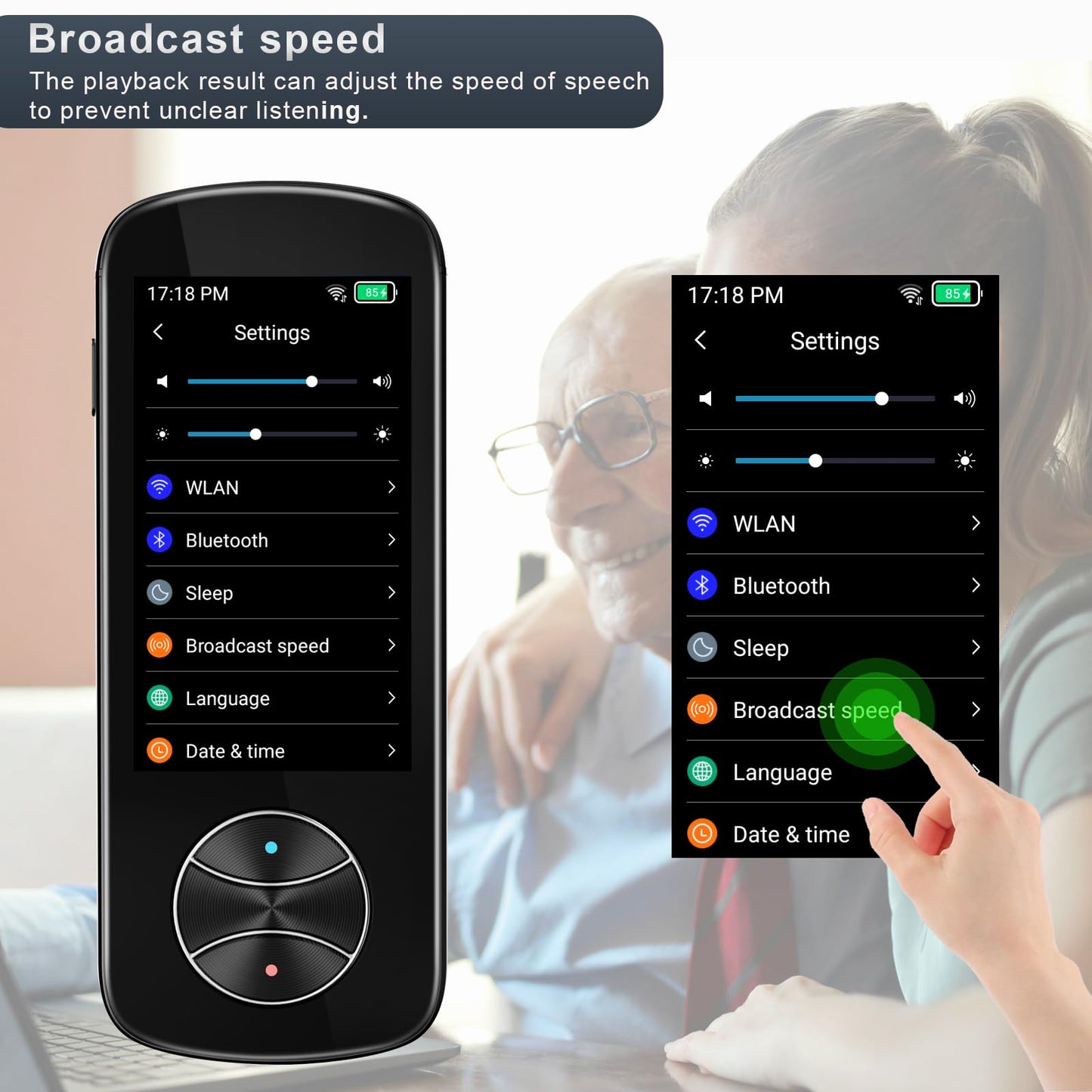 Language Translator Device, Two-Way Instant AI Voice Translator Support 137+ Language Online Translation, Translator Device with Voice/Text/Offline/Photo Translation for Business Learning Travel