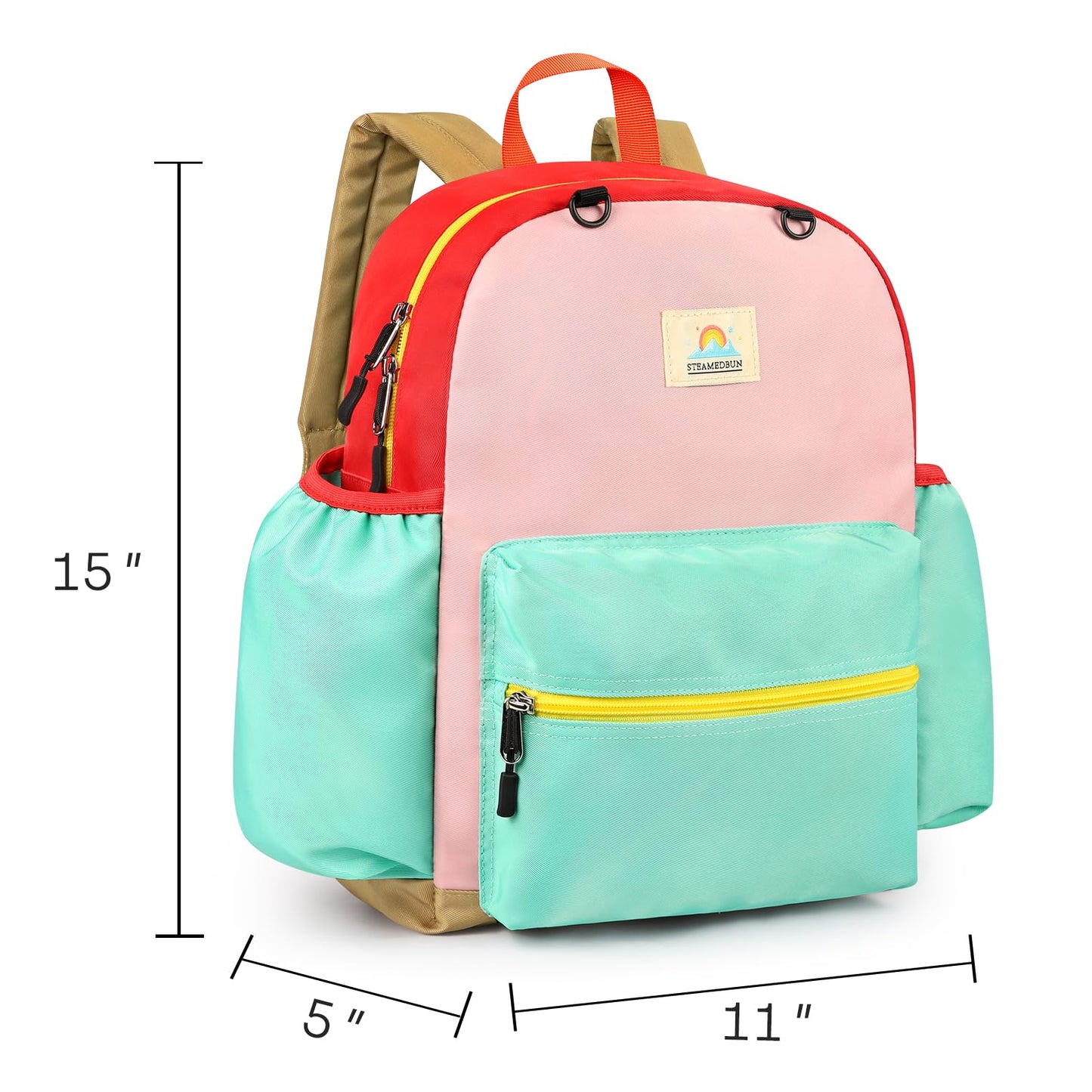 STEAMEDBUN Kids Backpack for Girls 6-8: Toddler Backpack for Preschool Kindergarten - Girls Backpacks for Elementary 4-6