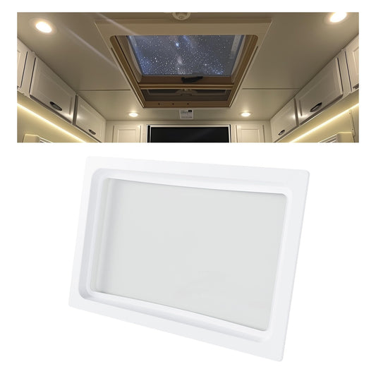 HECASA RV Skylight Inner Dome Replacement Cover - 14in x 22in - Clear Plastic - Model MO-1428