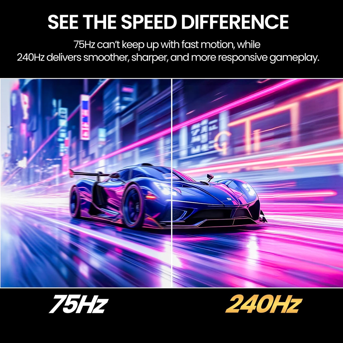CRUA 32'' 4K Curved Gaming Monitor, UHD 3840x2160 240Hz VA Screen, 1500R, FreeSync, 120% sRGB, Built-in Speakers, PIP/PBP, DP 1.4 & HDMI 2.1, Tilt Adjustable/Wall Mountable-Black