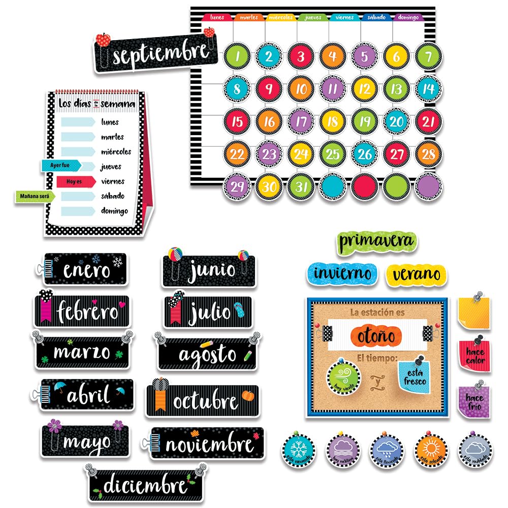 Creative Teaching Press Spanish Calendar Bulletin Board Set (8474)