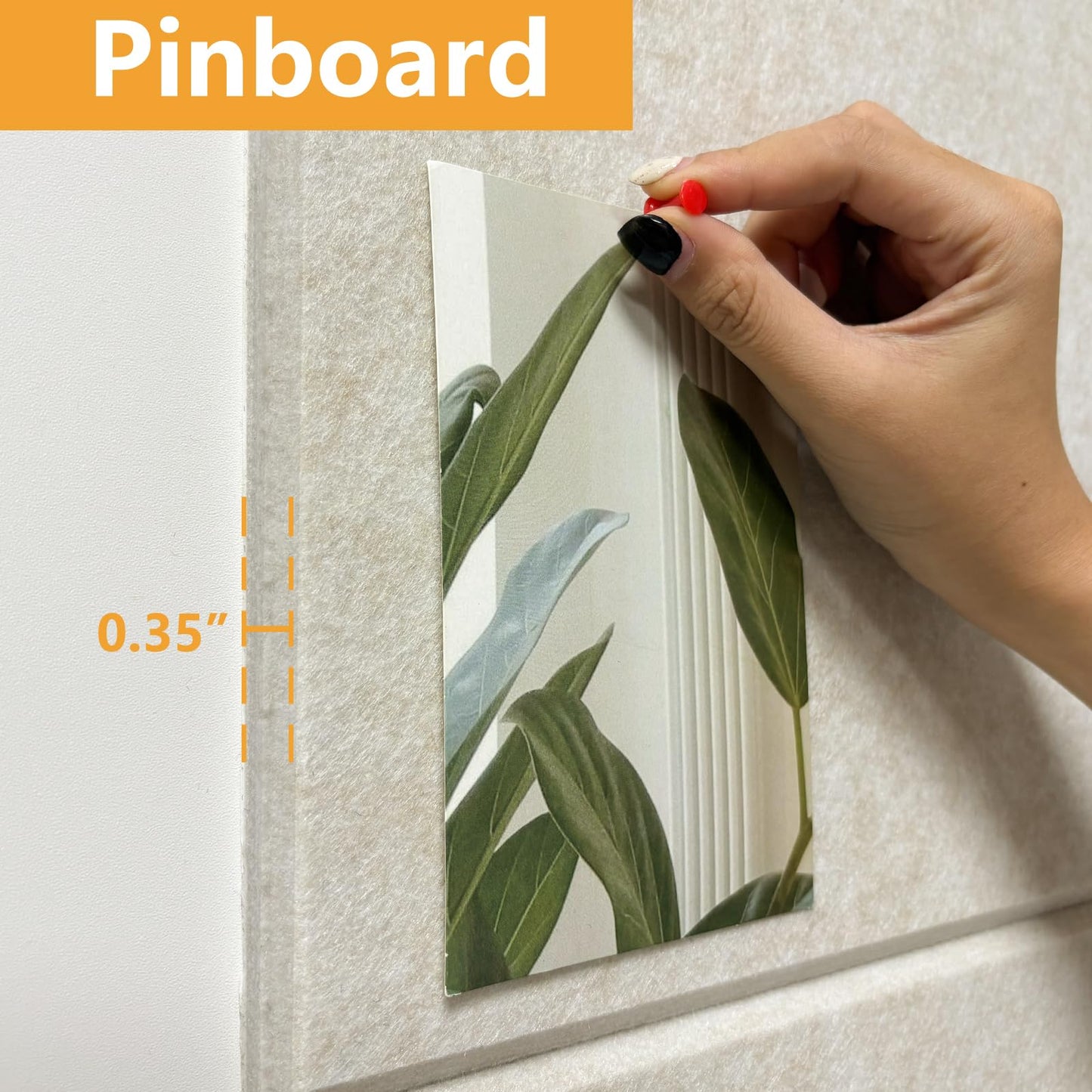 Large Cork Board Tiles for Wall with Push Pins, Removable 36" x 24" Bulletin Board Sets, Adhesive Pin Board | Magrowill 6 Packs Felt Panels for Interior Wall Decor