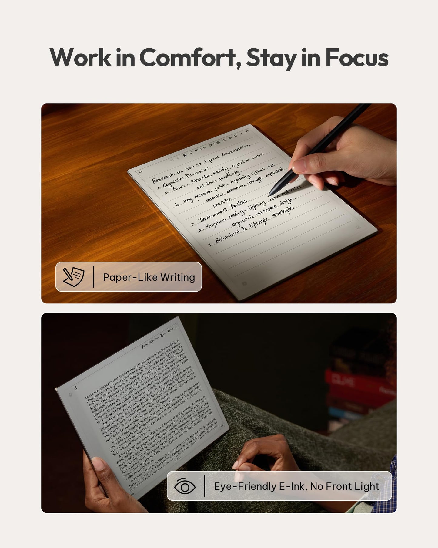 iflytek AINOTE 2, 10.65" E-Ink Tablet, AI Note Taking Tablet for Meeting, Ultra-Thin 4.2mm Digital Notebook with Voice-to-Text, 16-Language Transcription, Handwritten-to-Text, Ideal for Work&Study