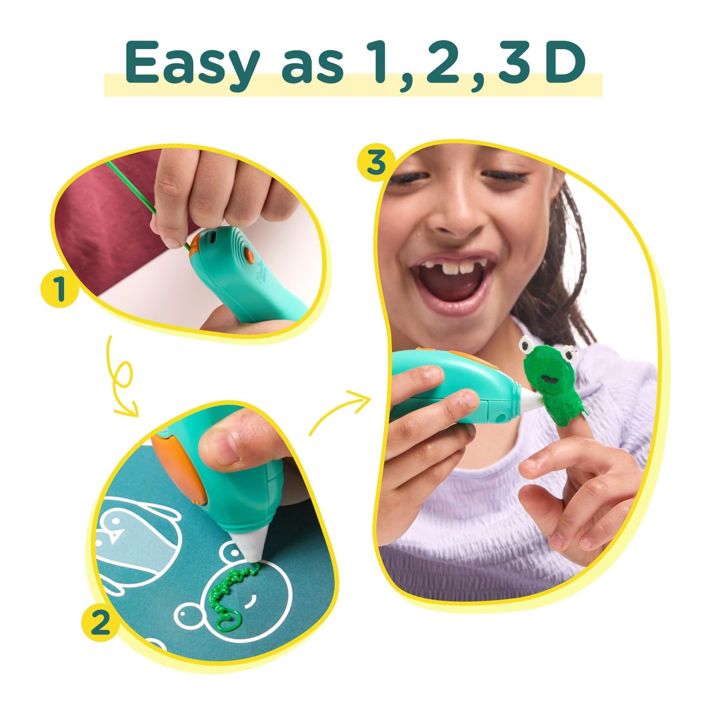 3Doodler Start+ Essentials 3D Pen Set for Kids, Easy to Use, Learn from Home Art, Educational STEM Toy for Boys & Girls Ages 6+