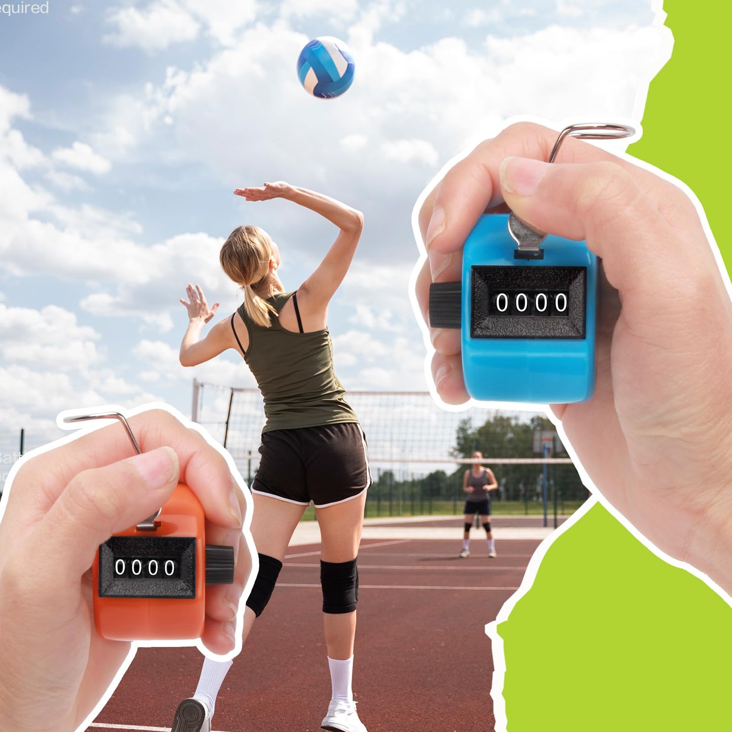 10 Pieces Handheld Tally Counter 4 Digit Mechanical Clicker Counter Multicolour Handheld Counter Clicker Plastic Pitch Counter for Counting School Golf Coaching Sports Knitting Events (10 PCS)