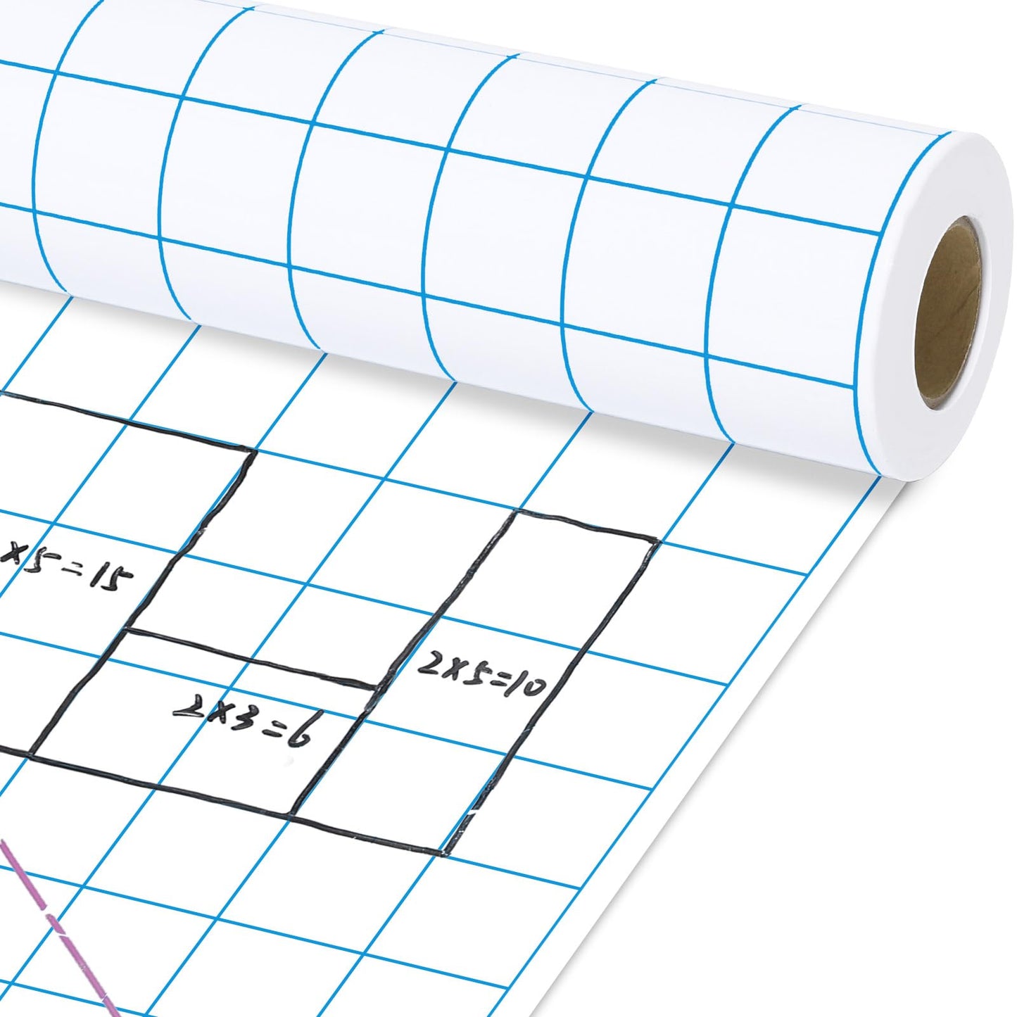 Qyeahkj Blue Checked Bulletin Board Paper Roll Blue White Bulletin Board Background Paper Fade Resistant Classroom Decoration Poster Art Craft Home Wall Education Decoration Supplies 17.7in x 20ft