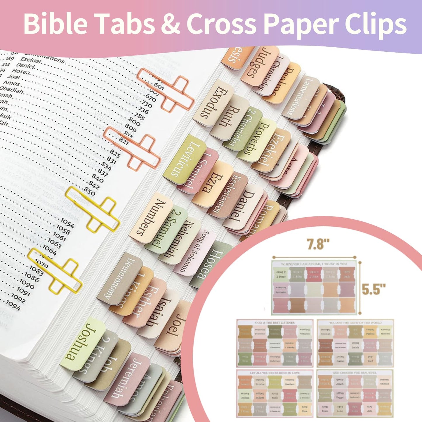 KOPKOFT Bible Study Supplies, Bible Journaling Kit for Women with Journal, Pen Case, Tabs, Highlighters and Pens, Bible Accessories Set for Women Students Beginner, Christian Gifts (Green)
