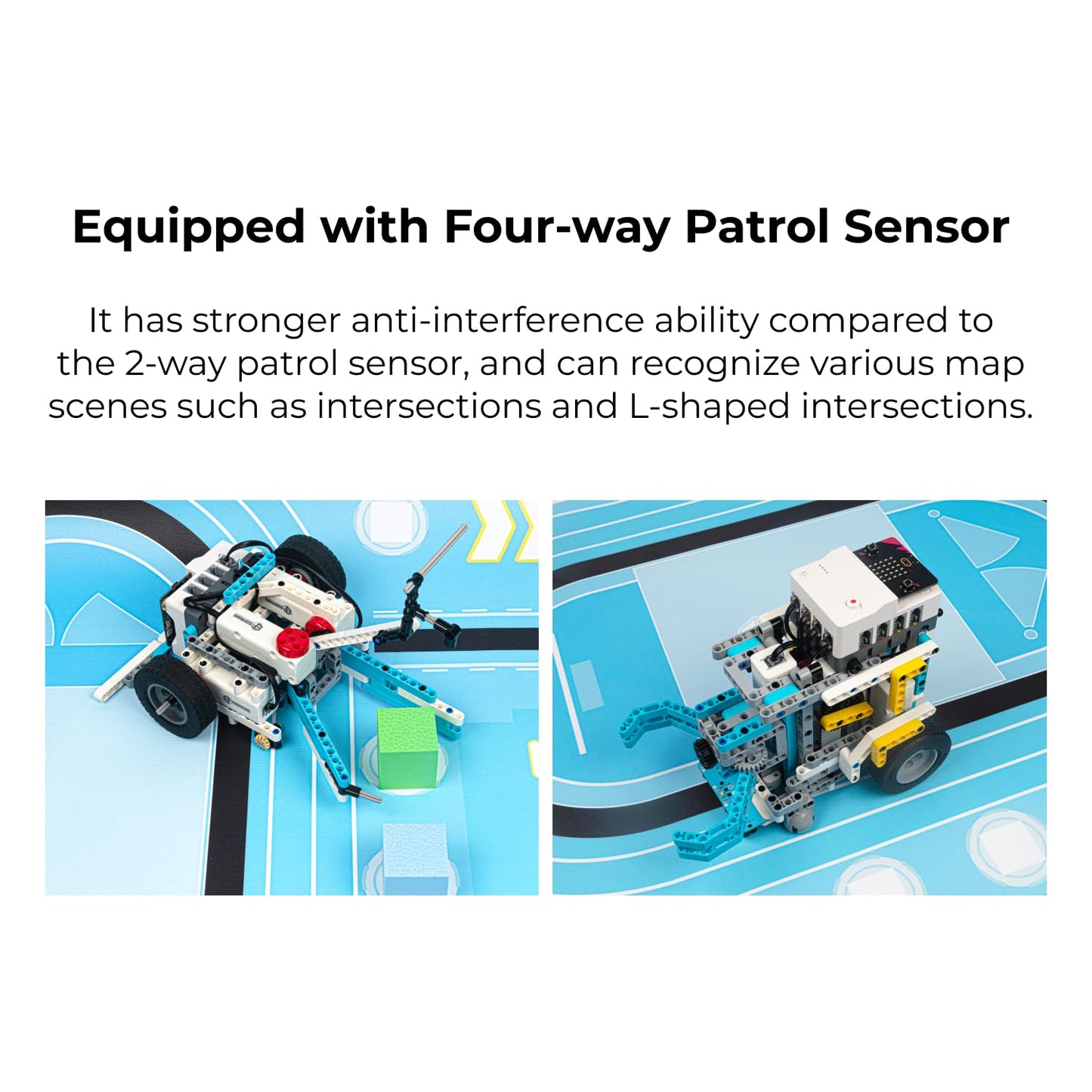 ELECFREAKS Micro:bit Sport Kit with Nezha Pro Expansion Board 11+ Learning Projects,microbit Planet X Sensors Starter Kit with Closed Loop Motor(Without Micro:bit)