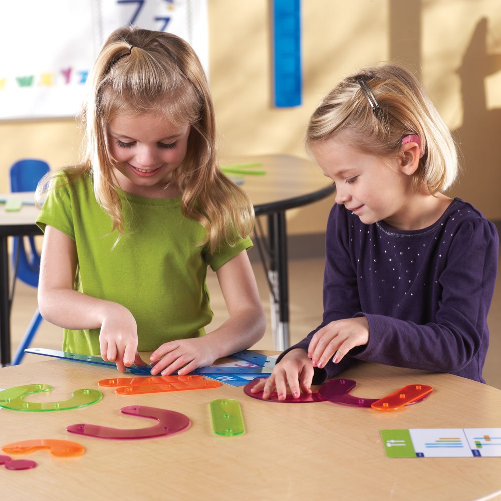 Learning Resources Letter Construction Activity Set - Alphabet Montessori Toys, Toddler Writing , ABC Phonics for Kids, Learn to Readd, Teacher Classroom Must Haves, Birthday Gifts for Students