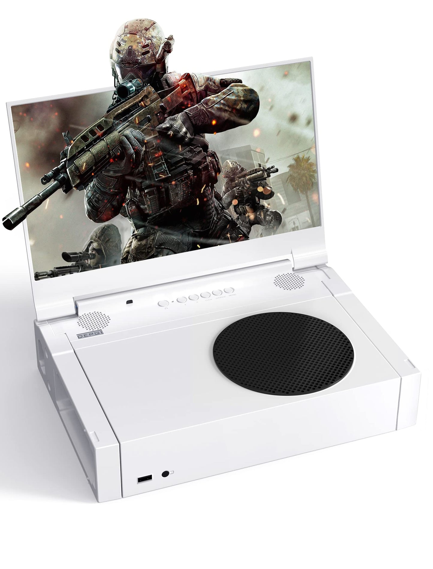 DEPGI 14" Portable Monitor for Xbox Series S (Not Included), 60Hz 1080P HD IPS Portable Gaming Monitor with Remote Control,Portable Monitor with HDR10,AMD FreeSync, 2X HDMI