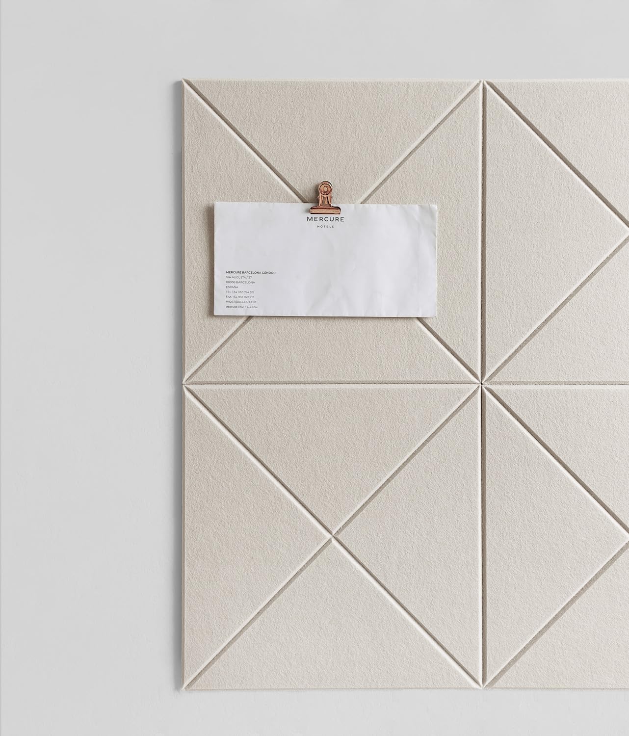 DECORITA Cork Board 24 x36 Alternative - 6 Pack Felt Wall Tiles with Safe Removable Adhesive Tabs, Cork Boards for Walls Cork Board for Home Office Pin Board Tack Board - Beige