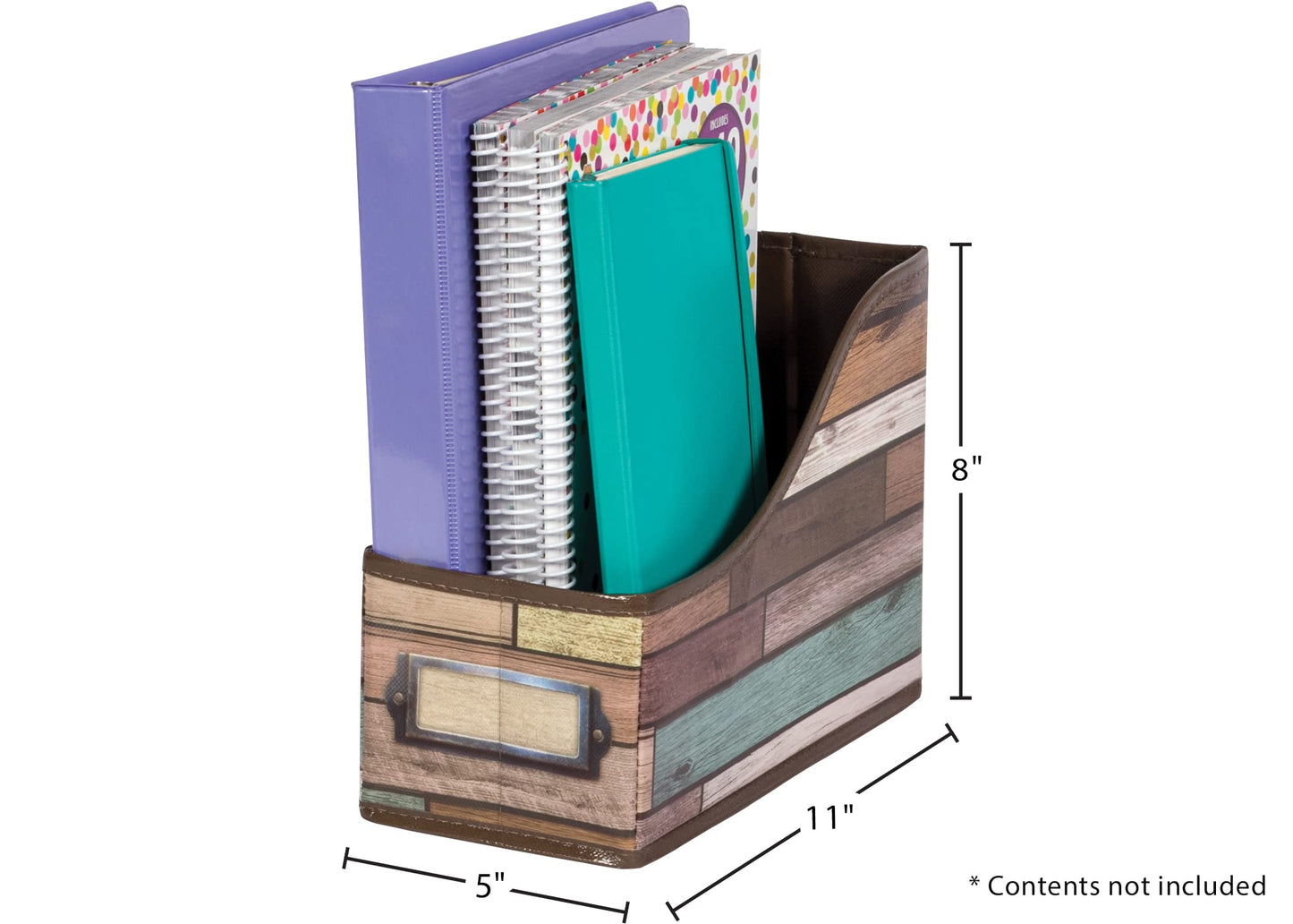 Teacher Created Resources Reclaimed Wood Book Bin