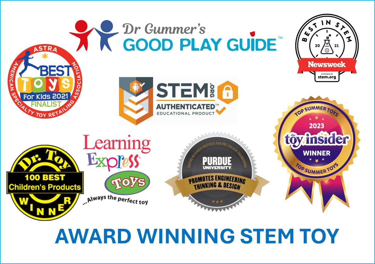 Snap Circuits Light Electronics Exploration Kit | Over 175 Exciting STEM Projects | Full Color Project Manual | 55+ Snap Circuits Parts | STEM Educational Toys for Kids 8+