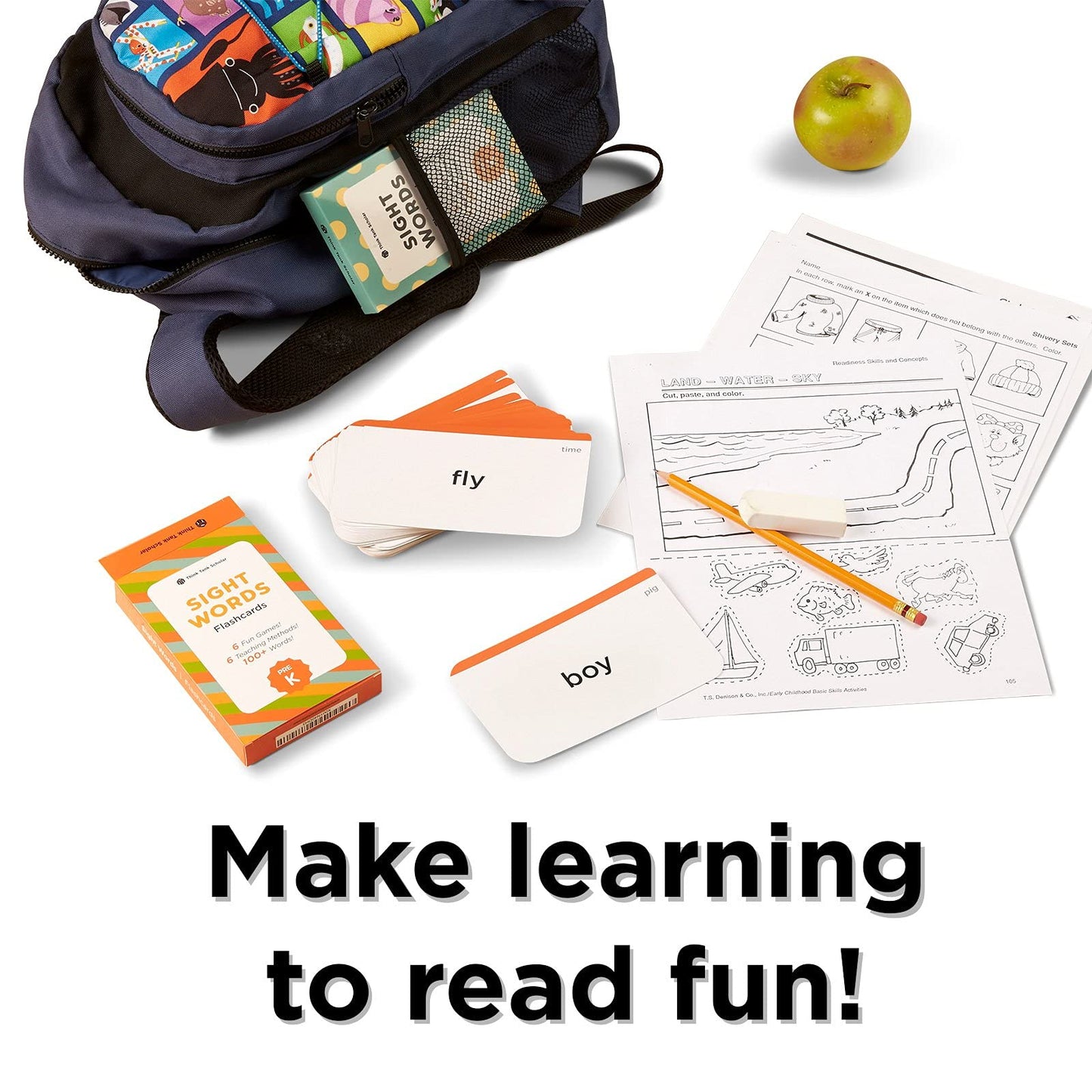 Award-Winning Pre-K Sight Words Flash Cards – 100+ Dolch & Fry High-Frequency Words – Learn to Read for Ages 3–5 – Preschool, Kindergarten, Homeschool & Classroom
