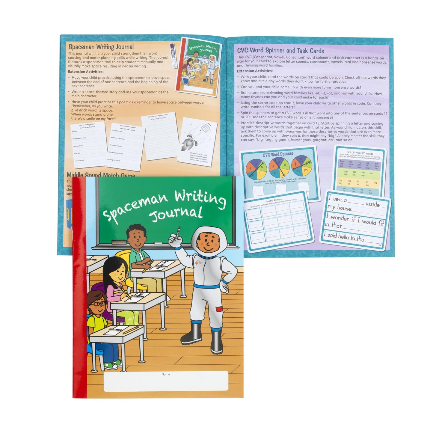 Really Good Stuff Family Engagement Reading - Read, Write and Play Pack - First Grade