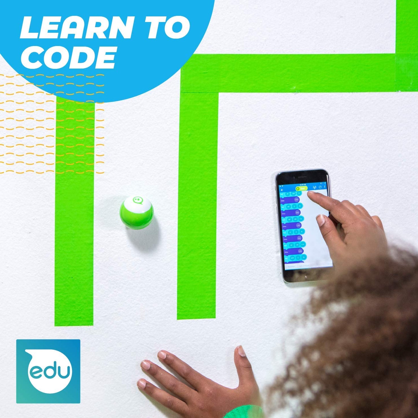 Sphero Mini (Green) - Coding Robot Ball - Educational Coding and Gaming for Kids and Teens - Tabletop-Friendly - Interactive and Fun Learning Experience for Ages 8+