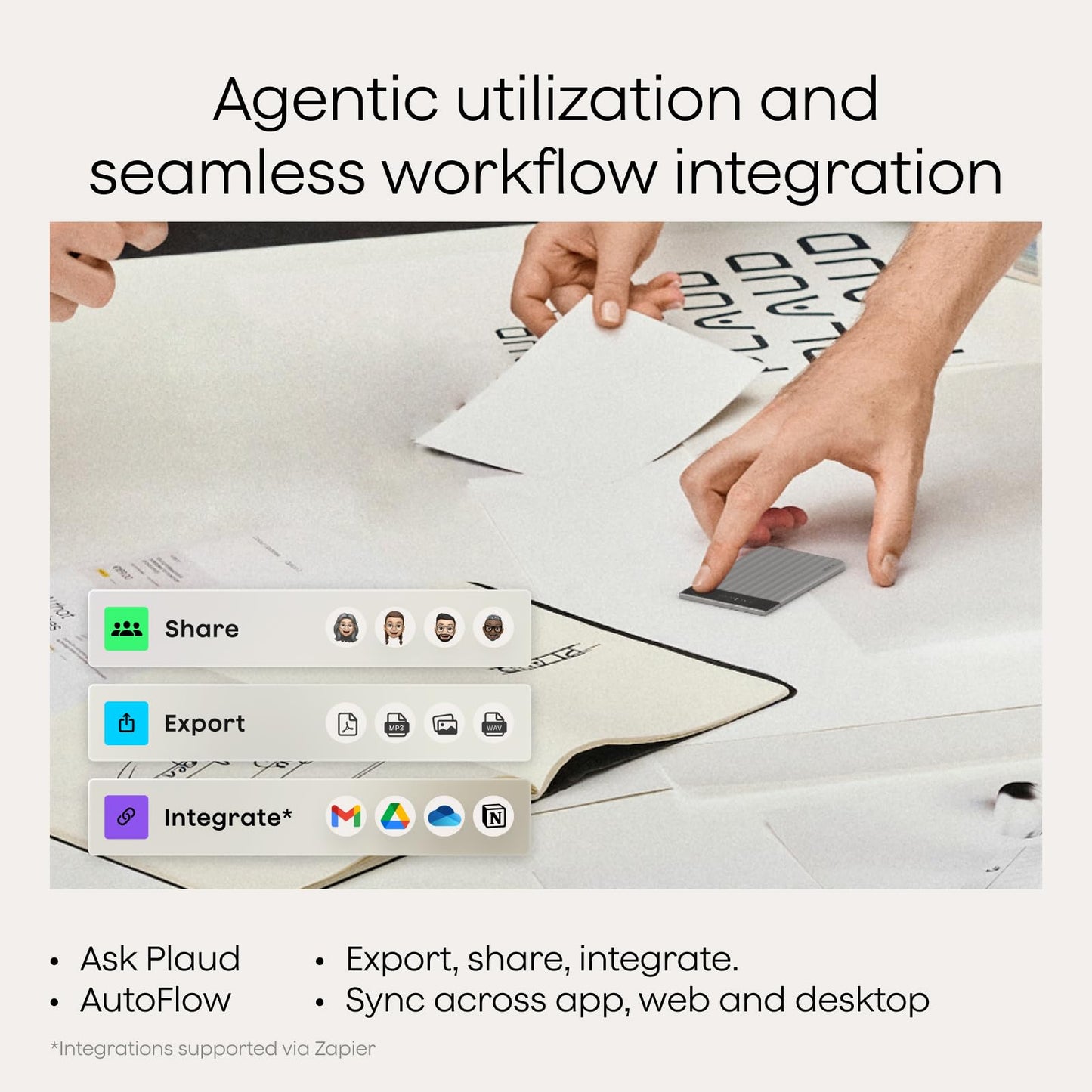 Plaud Note Pro AI Voice Recorder, Transcribe & Summarize with AI Note Taker for Meetings & Calls, Professionals & Teams, Supports 112 Languages, Ultra-Slim, InstantView Display, Case Included, Silver
