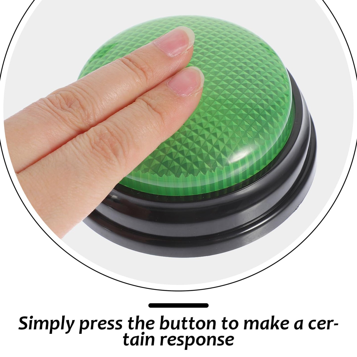 Gatuida 4-Pack Buzzers for Trivia Games, Answer Buzzers for Classroom, Game Show Buzzer Buttons with Lights and Sound for Classroom Office