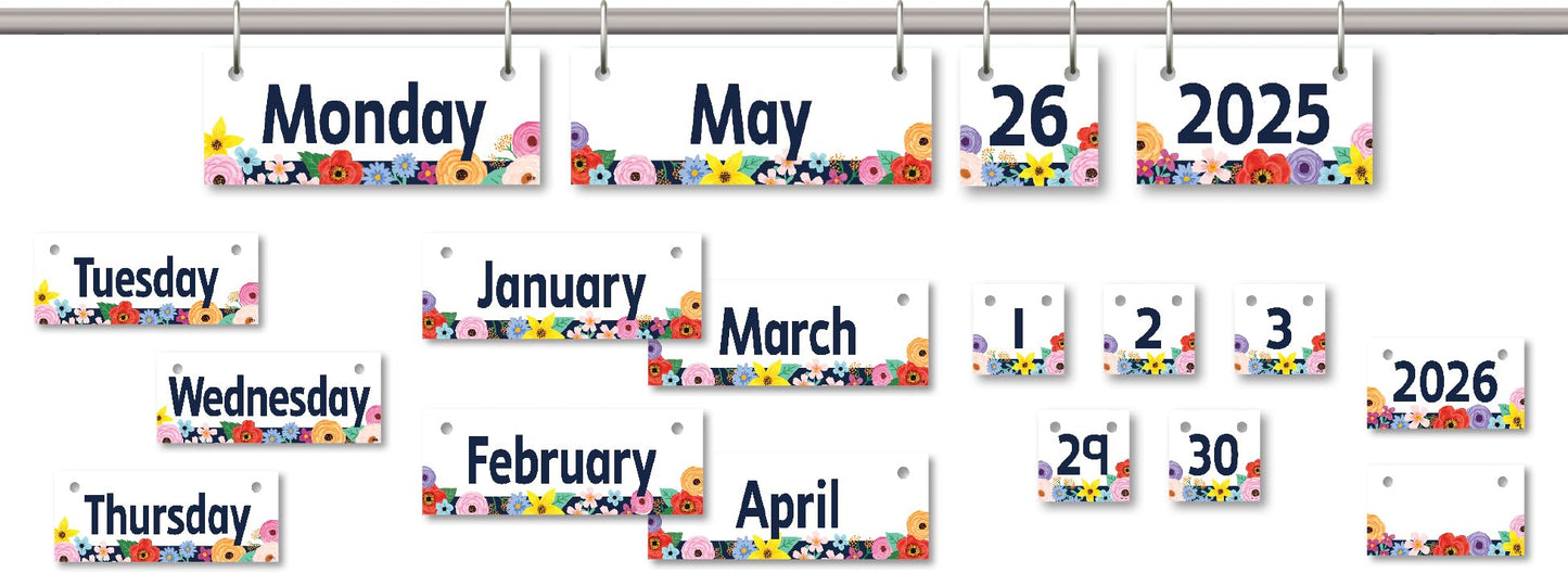 Teacher Created Resources Wildflowers Flip Calendar