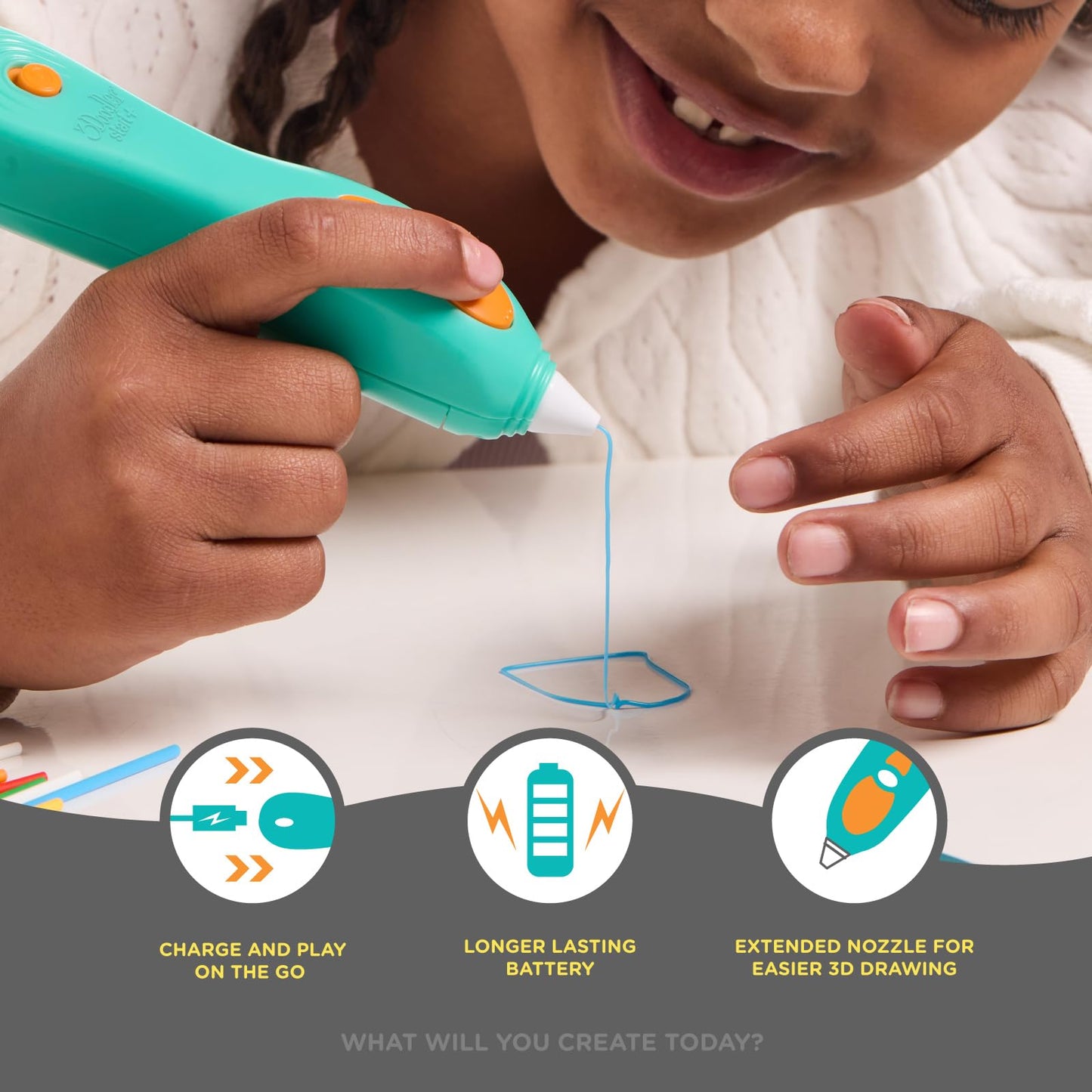3Doodler Start+ Essentials 3D Pen Set for Kids, Easy to Use, Learn from Home Art, Educational STEM Toy for Boys & Girls Ages 6+
