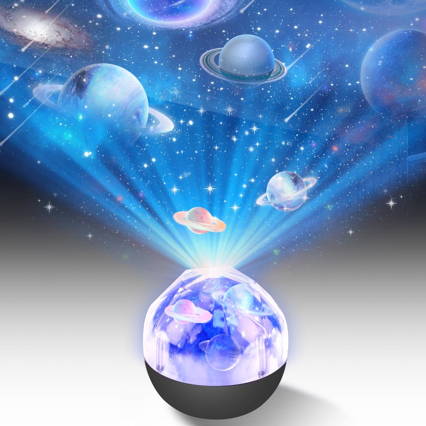 TOURACE Solar System Projector, Star Night Light for Kids, Blue, Model SSP001