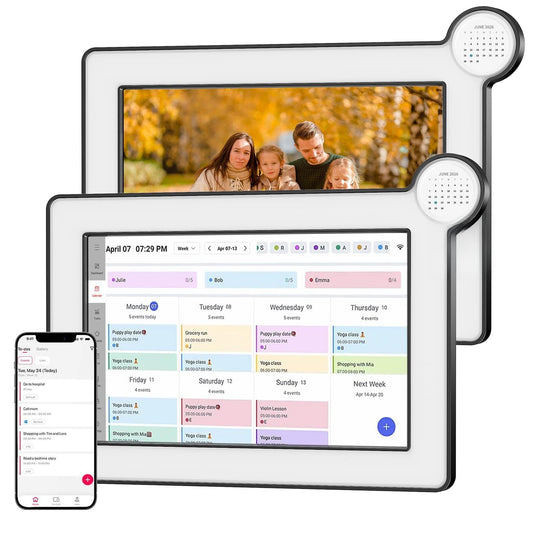 Digital Calendar, Electronic Calendar with 10.1-inch Touch Screen,Smart Calendar for Work and Family Planner, Also Functions As a Digital Picture Frame,Gifts for Women Men, Gifts for Mom Dad
