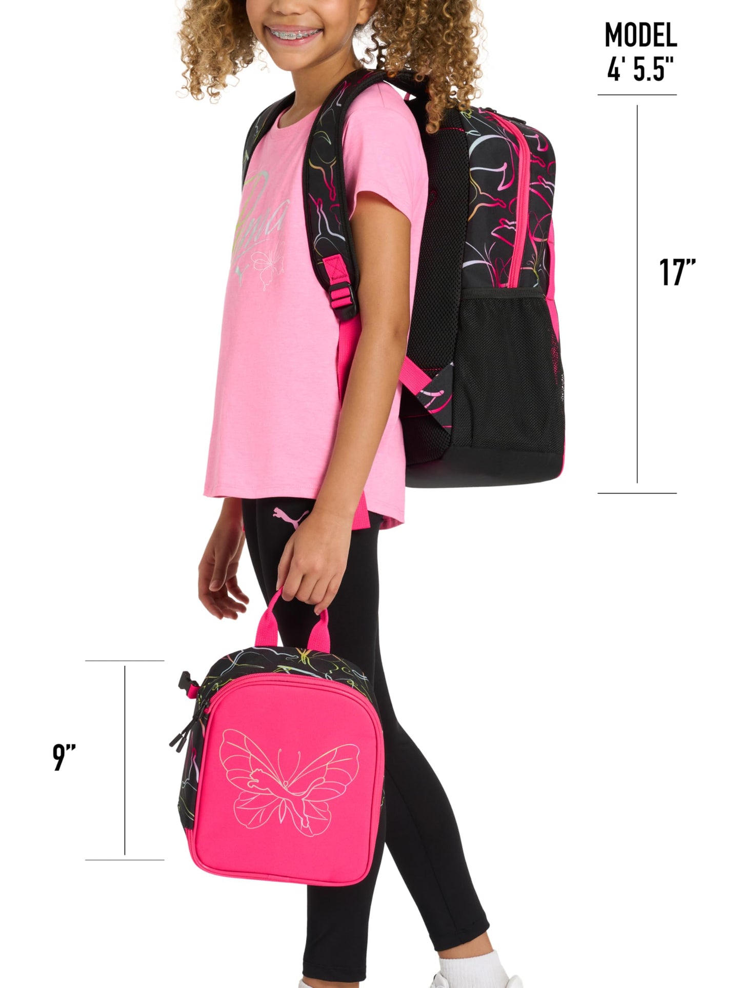PUMA Colony Combo Backpack, Pink/Purple, OS
