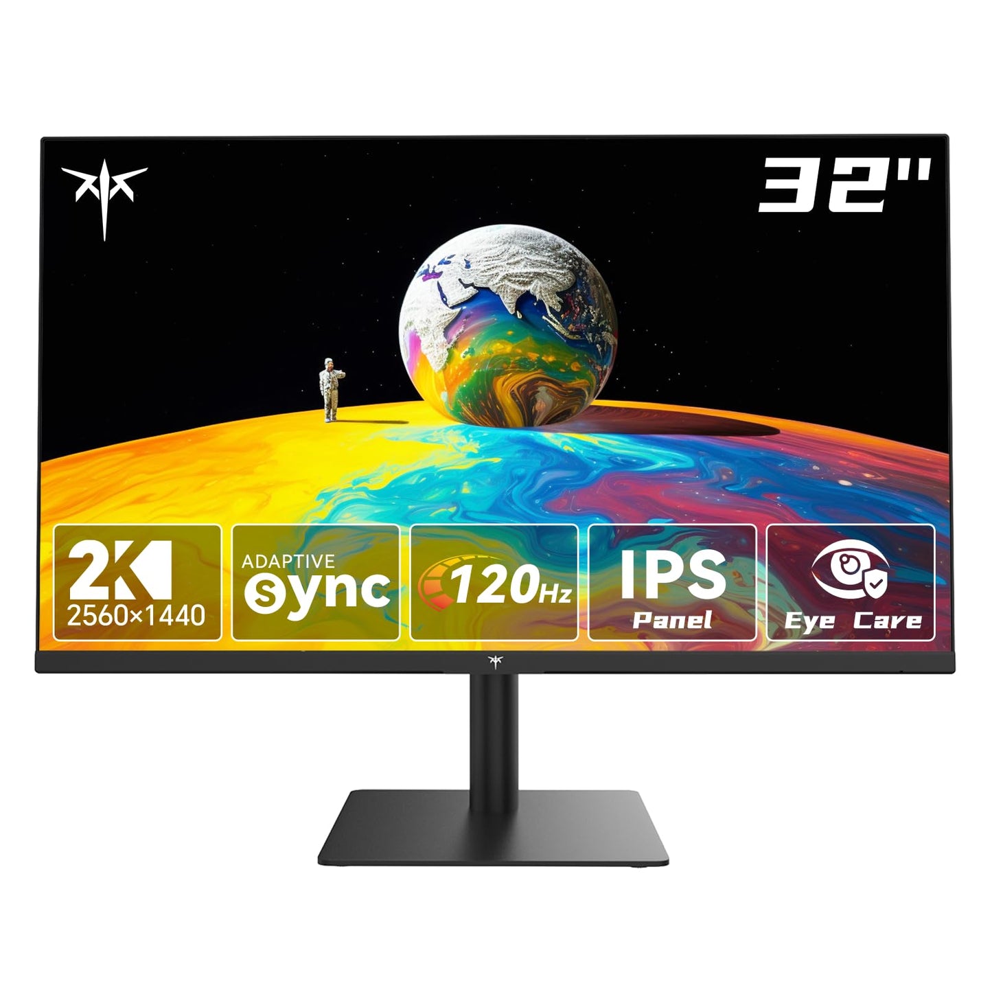 KTC 32 Inch 2K Monitor 120Hz, 1440P IPS Computer Monitor, Frameless QHD PC Monitor for Office & Gaming, Eye Care, G-Sync/FreeSync, 109% sRGB, HDR, HDMI/DP, Tilt Adjustable, VESA Mountable, H32T13