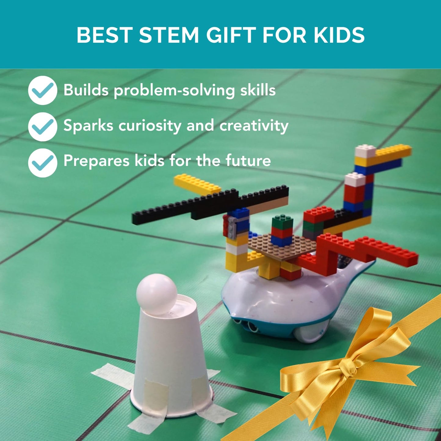 BirdBrain Finch Robot 2.0 with Microbit - STEM Coding Robot Toy for Kids & Adults - Learn Python & 8 Coding Languages - Programmable Robotics Kit - Remote Control & App Controlled | Ages 5-16