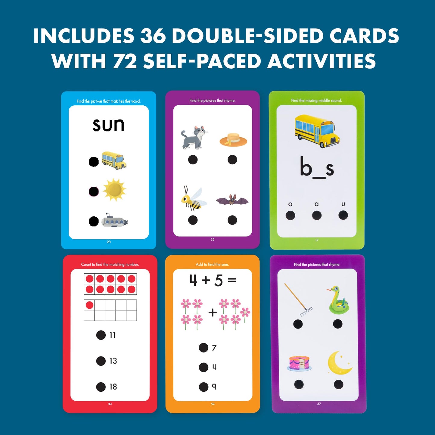 Educational Insights Hot Dots Kindergarten Prep Set - Toddler ABC Flash Cards with Interactive Pen, Kindergarten Learning Activities, Reading & Math Workbooks, Learn to Read for Kids ages 4+