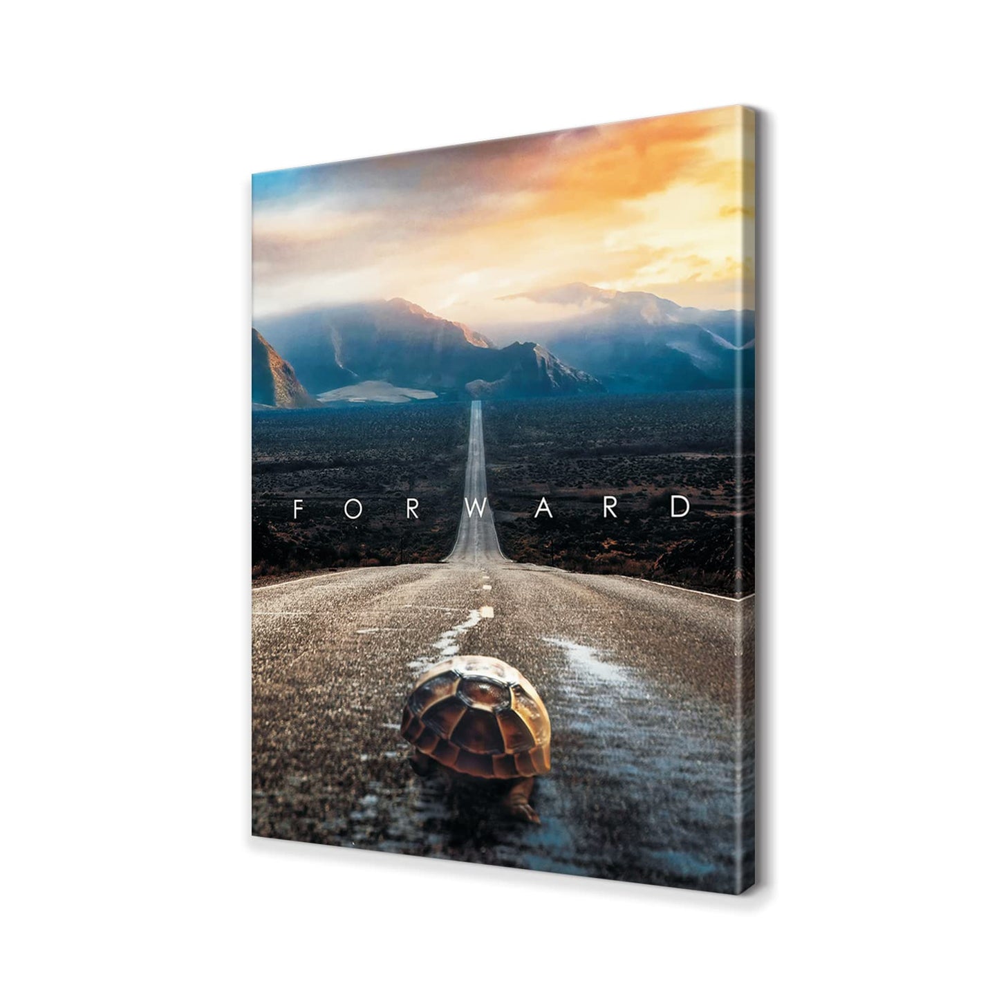 Motivational Canvas Wall Art Entrepreneur Forward Poster Print Decorations Decor for Office Living Room and Bedroom (12" W x 18" H)