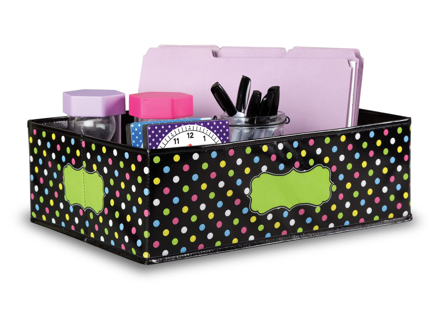 Teacher Created Resources Chalkboard Brights Storage Bin (TCR20765)