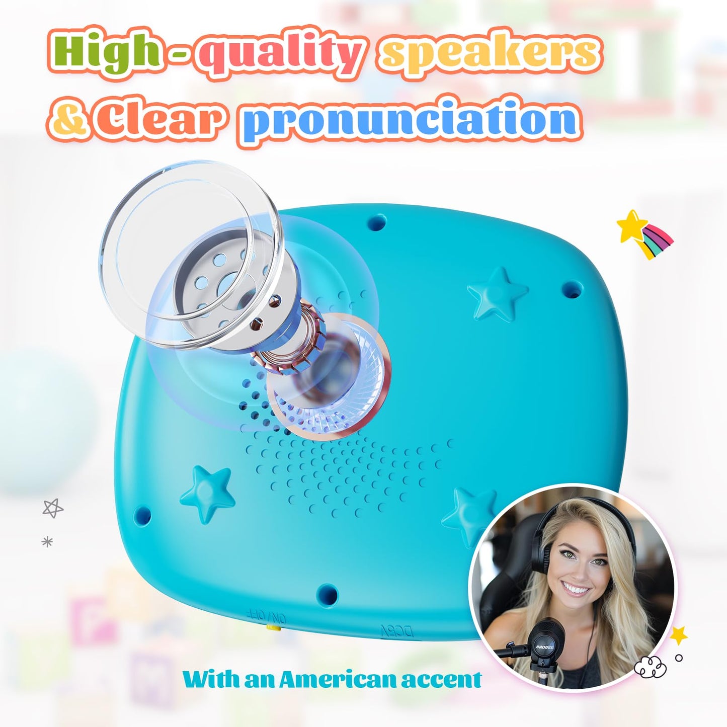 HOMESTEC Toddler Talking Flash Cards with 216 Double Sided Cards for Speech Therapy Learning for Ages 3 to 6 Featuring 24 Themes Short Sentences Real Sounds and Stories Birthday Gifts for Kids