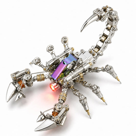 Adult 3D Metal Puzzle, Punk Scorpion Metal Model Set, 3D Puzzle Mechanical Insect Building Blocks, Fun DIY Assembly,high-end Men's Gifts.