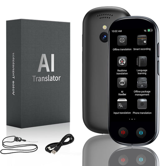 FancyDove AI Translator Device, Real-Time Two-Way Instant Voice Translator, 149 Languages Translator, Voice & Photo Translation for Travel, Business & Study, Traductor de Voz