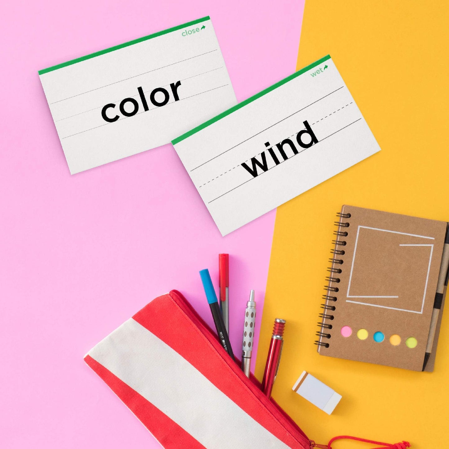530 Sight Words Flash Cards for Kids Ages 3-9 Covers Pre K, Kindergarten, 1st, 2nd and 3rd Grade with 7 Educational Game Ideas - Homeschool Supplies Reading Tools for Kids