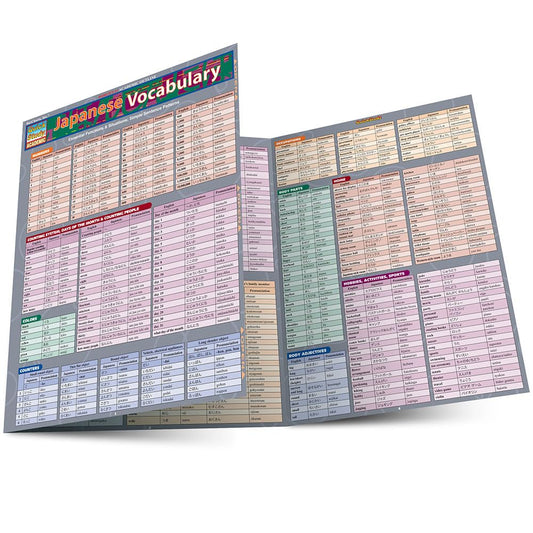 Japanese Vocabulary: a QuickStudy Laminated Reference Guide (Quick Study Academic)