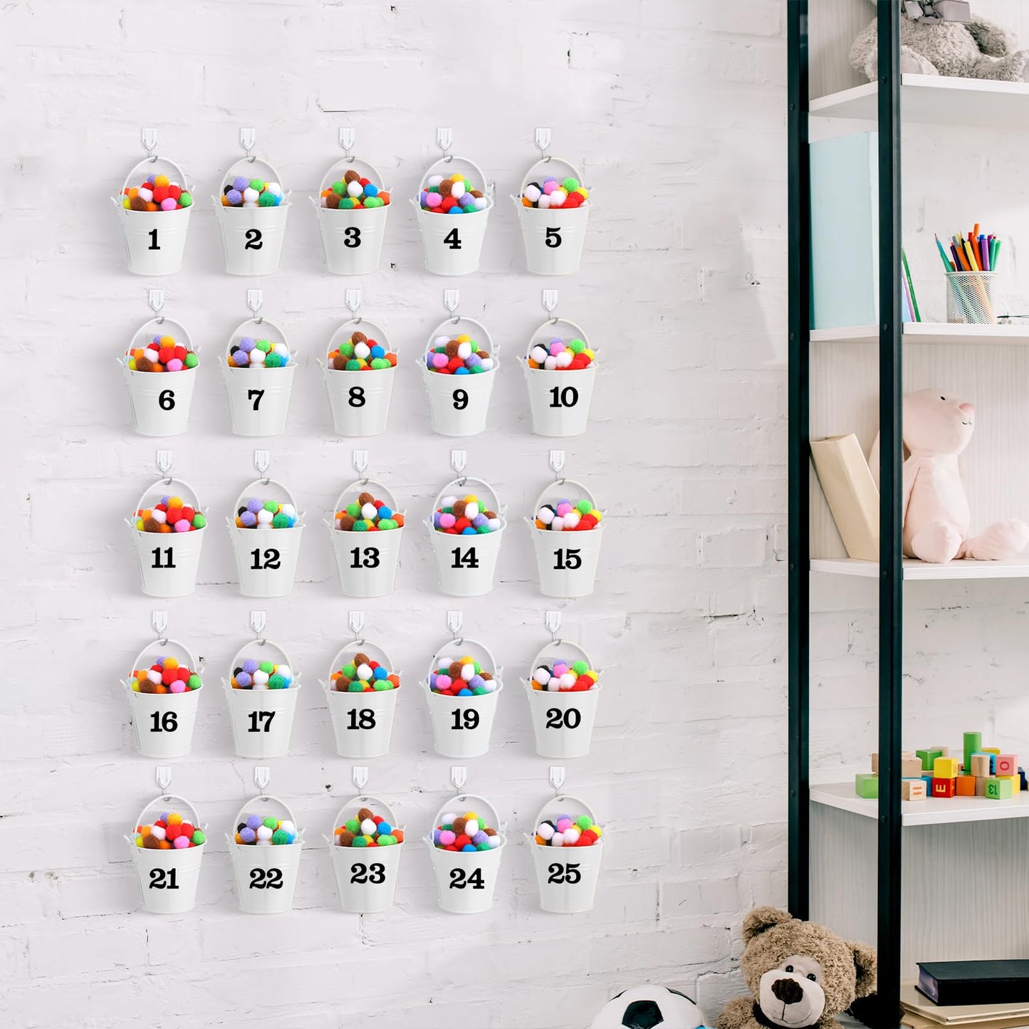 JellyArch Classroom Management Tools have You Filled a Bucket Today bucket Filler Activities Positive Behavior Reward Jars Teacher Essentials Preschool Elementary Classroom Must Haves(White)