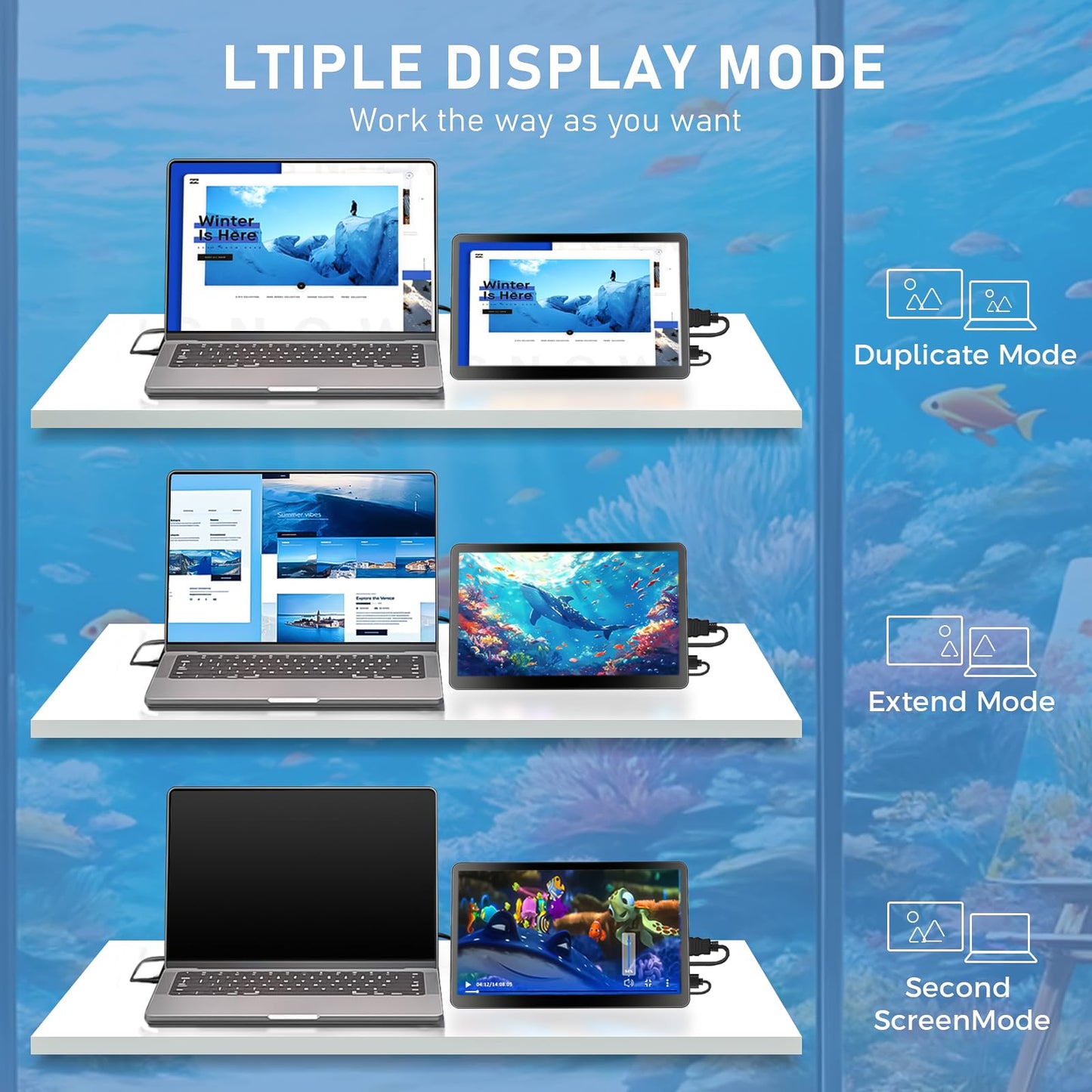 HMTECH Raspberry Pi Monitor 7 Inch HDMI Monitor 800x480 LCD Screen Display with Case Second/Extend Screen for Raspberry Pi 400/4/3/2/Zero/B/B+ Jetson Nano Win11/10/8/7, Dual Speakers, Non-Touch